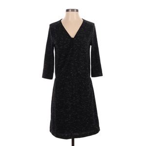Banana Republic 3/4 sleeve black dress